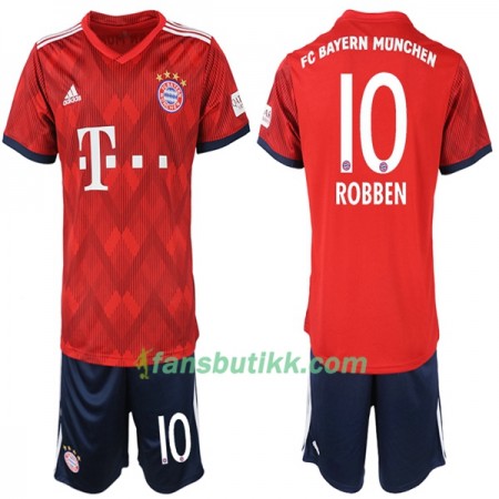 Fotballdrakt FC Bayern München Robben 10 Barn Hjemmetrøye 2018-2019 Kortermet